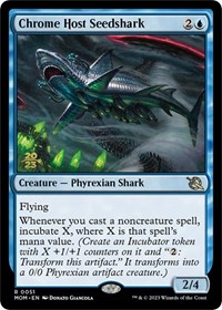 Chrome Host Seedshark, Prerelease Cards