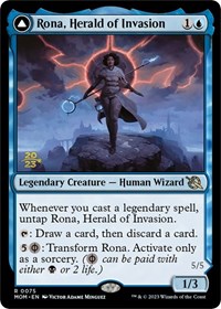 Rona, Herald of Invasion, Prerelease Cards