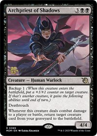Archpriest of Shadows, Prerelease Cards