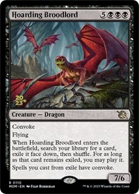 Hoarding Broodlord, Prerelease Cards