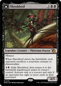 Sheoldred, Prerelease Cards