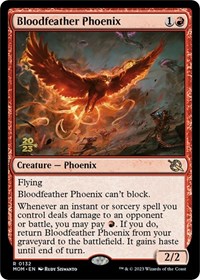 Bloodfeather Phoenix, Prerelease Cards