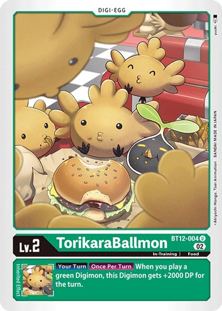 TorikaraBallmon, Standard, front