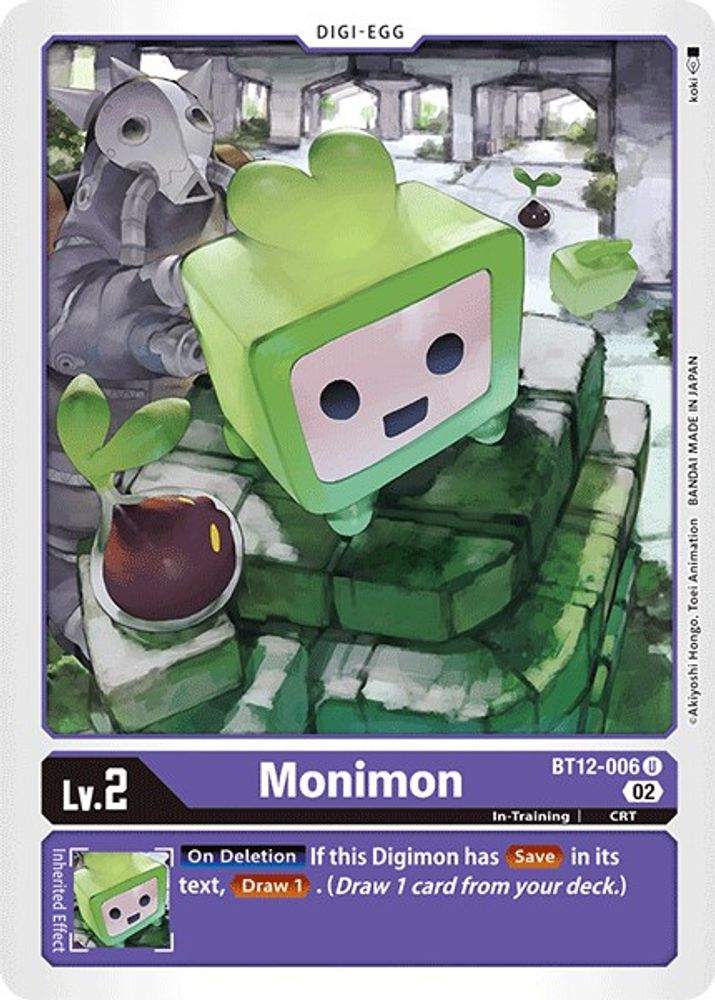 Monimon, Standard, front