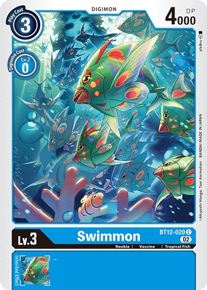Swimmon, Standard, front
