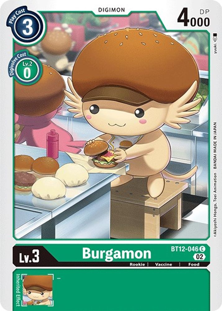 Burgamon, Standard, front