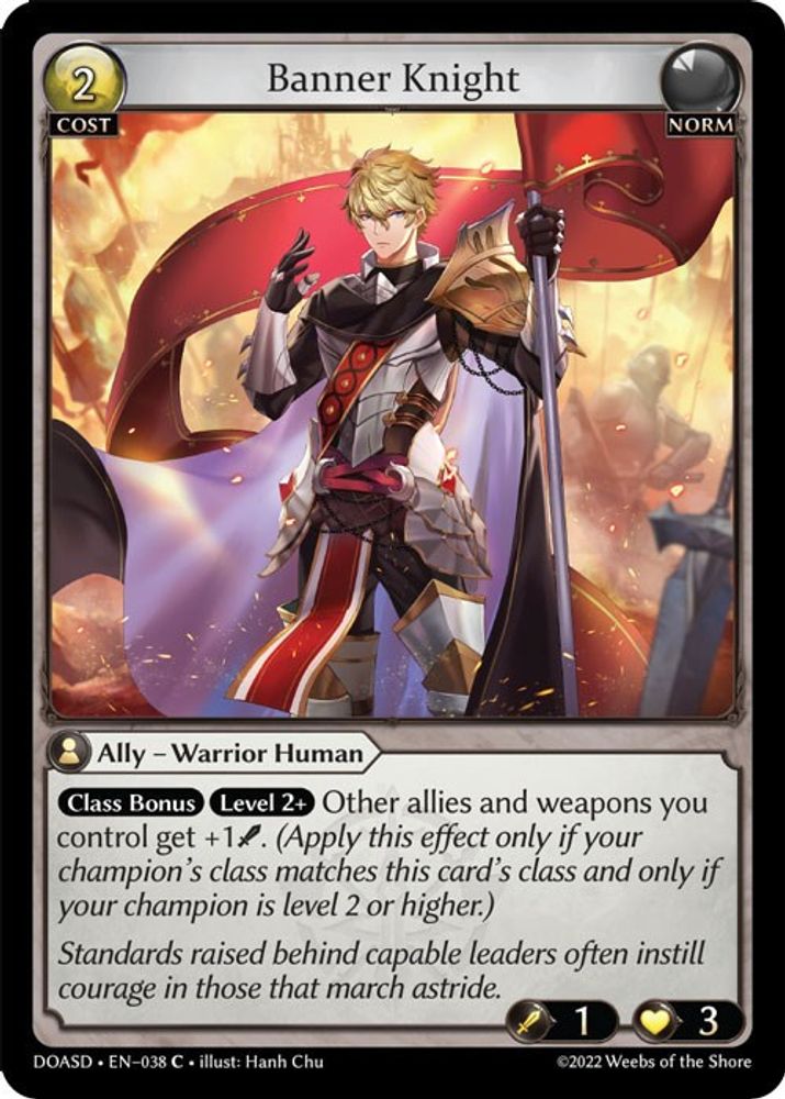 Banner Knight, Standard, front