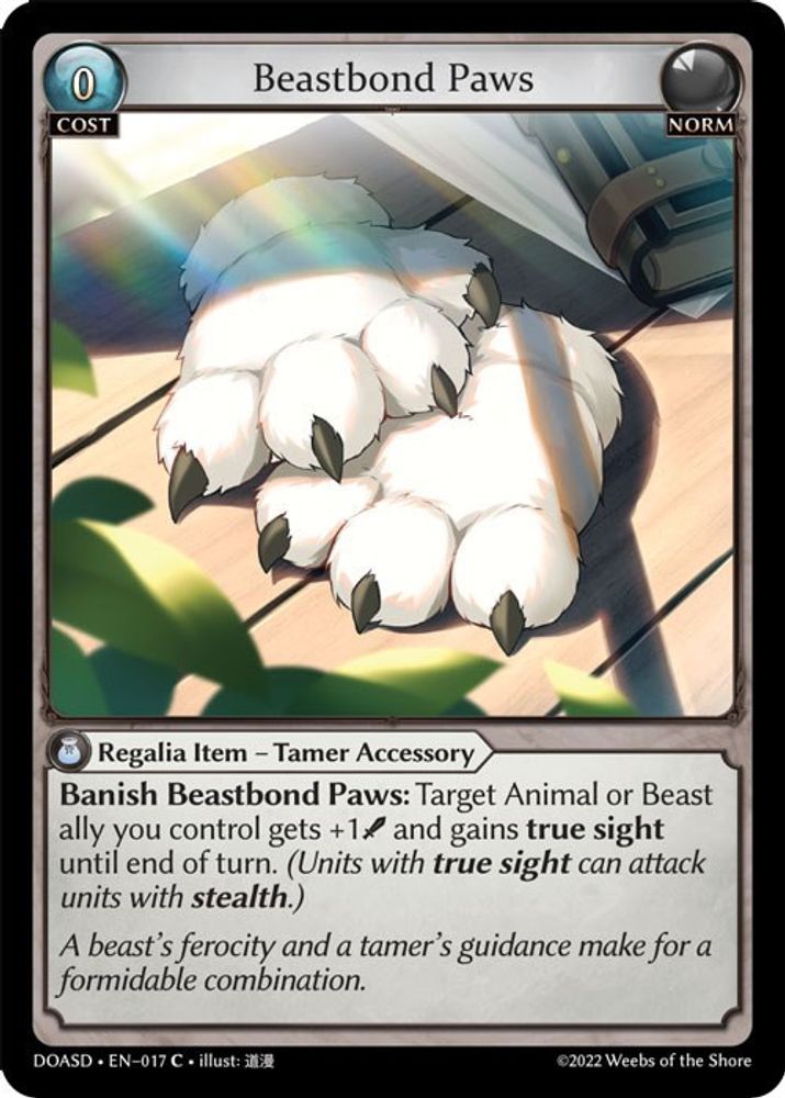 Beastbond Paws, Standard, front