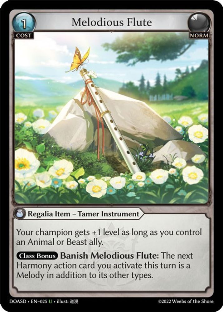 Melodious Flute, Standard, front