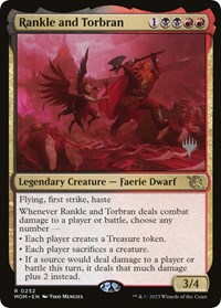 Rankle and Torbran, Promo Pack: March of the Machine