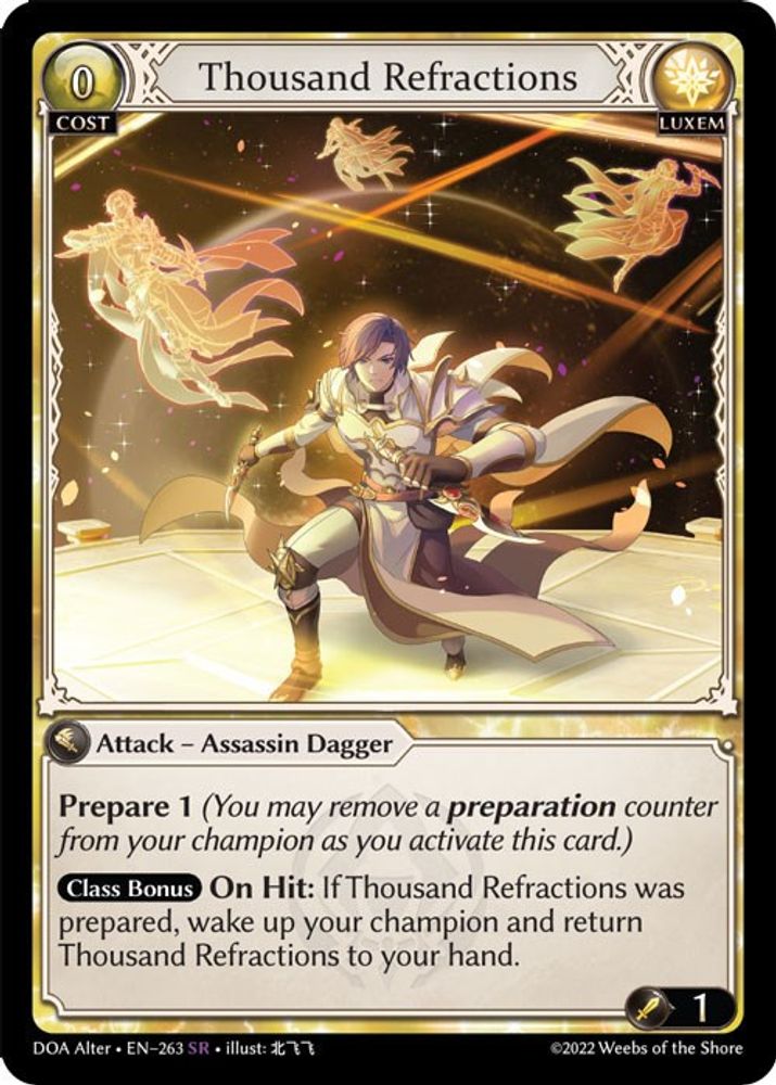 Thousand Refractions, Standard, front