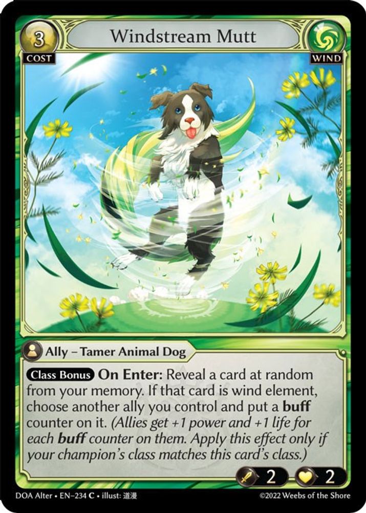 Windstream Mutt, Standard, front
