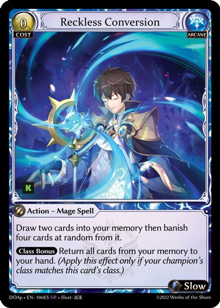 Reckless Conversion, Standard, front