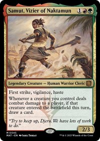 Samut, Vizier of Naktamun, March of the Machine: The Aftermath