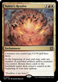 Nahiri's Resolve, March of the Machine: The Aftermath