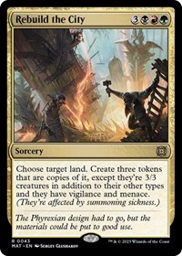 Rebuild the City, March of the Machine: The Aftermath