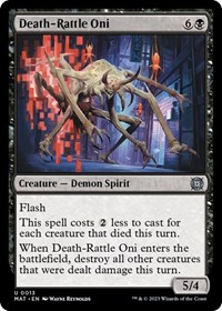Death-Rattle Oni, March of the Machine: The Aftermath