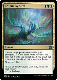 Cosmic Rebirth, March of the Machine: The Aftermath
