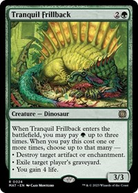 Tranquil Frillback, March of the Machine: The Aftermath