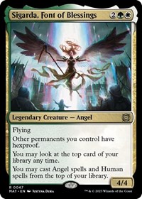 Sigarda, Font of Blessings, March of the Machine: The Aftermath