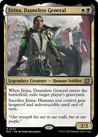 Jirina, Dauntless General, March of the Machine: The Aftermath