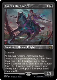 Ayara's Oathsworn (Foil Etched), March of the Machine: The Aftermath