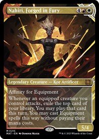 Nahiri, Forged in Fury (Halo Foil), March of the Machine: The Aftermath