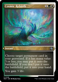 Cosmic Rebirth (Foil Etched), March of the Machine: The Aftermath