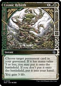 Cosmic Rebirth (Halo Foil), March of the Machine: The Aftermath