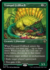 Tranquil Frillback (Foil Etched), March of the Machine: The Aftermath