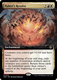 Nahiri's Resolve (Extended Art), March of the Machine: The Aftermath