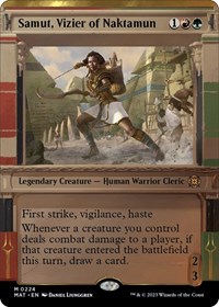 Samut, Vizier of Naktamun (Halo Foil), March of the Machine: The Aftermath