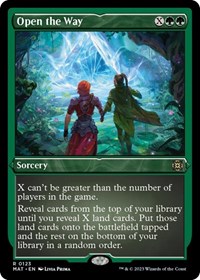 Open the Way (Foil Etched), March of the Machine: The Aftermath