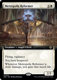 Metropolis Reformer (Extended Art), March of the Machine: The Aftermath