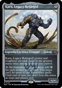 Karn, Legacy Reforged (Foil Etched), March of the Machine: The Aftermath