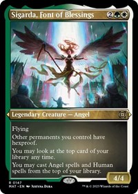 Sigarda, Font of Blessings (Foil Etched), March of the Machine: The Aftermath