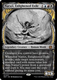 Narset, Enlightened Exile (Halo Foil), March of the Machine: The Aftermath
