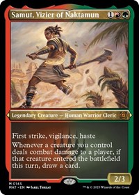 Samut, Vizier of Naktamun (Foil Etched), March of the Machine: The Aftermath