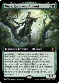 Nissa, Resurgent Animist (Extended Art), March of the Machine: The Aftermath