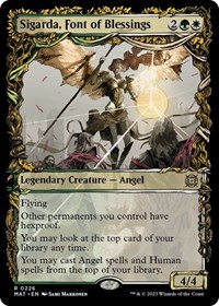 Sigarda, Font of Blessings (Halo Foil), March of the Machine: The Aftermath