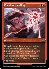 Reckless Handling (Foil Etched), March of the Machine: The Aftermath