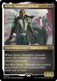 Jirina, Dauntless General (Foil Etched), March of the Machine: The Aftermath