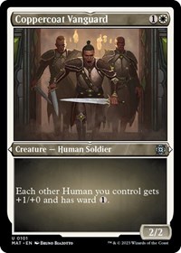 Coppercoat Vanguard (Foil Etched), March of the Machine: The Aftermath