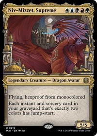 Niv-Mizzet, Supreme (Halo Foil), March of the Machine: The Aftermath