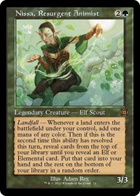 Nissa, Resurgent Animist (Retro Frame), March of the Machine: The Aftermath