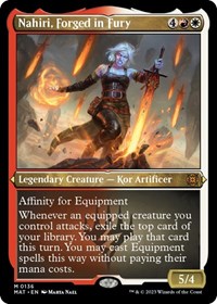 Nahiri, Forged in Fury (Foil Etched), March of the Machine: The Aftermath