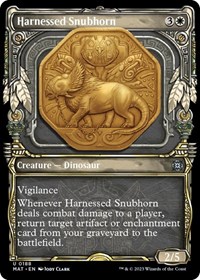 Harnessed Snubhorn (Halo Foil), March of the Machine: The Aftermath