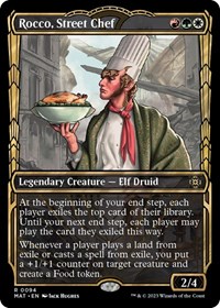 Rocco, Street Chef (Showcase), March of the Machine: The Aftermath