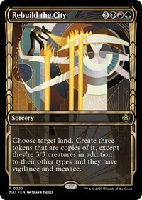 Rebuild the City (Halo Foil), March of the Machine: The Aftermath
