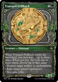 Tranquil Frillback (Halo Foil), March of the Machine: The Aftermath